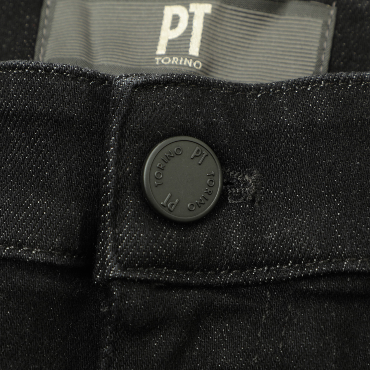 PT TORINO（ピーティートリノ）SUPERSLIM FIT 46 ブラック PT TORINO - SWING / SUPERSLIM FIT コットン ポリエステル